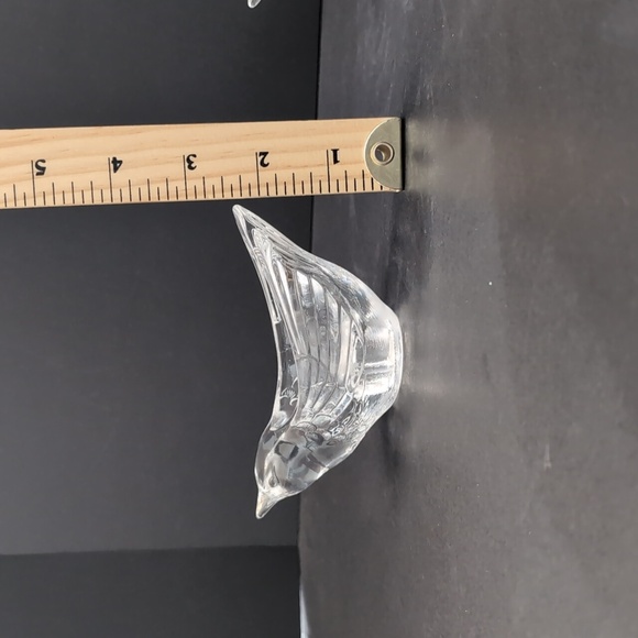 Vtg,Cristal D'Arques France Lead Crystal Set Of 2 Bird Candle Holders. - Picture 10 of 10